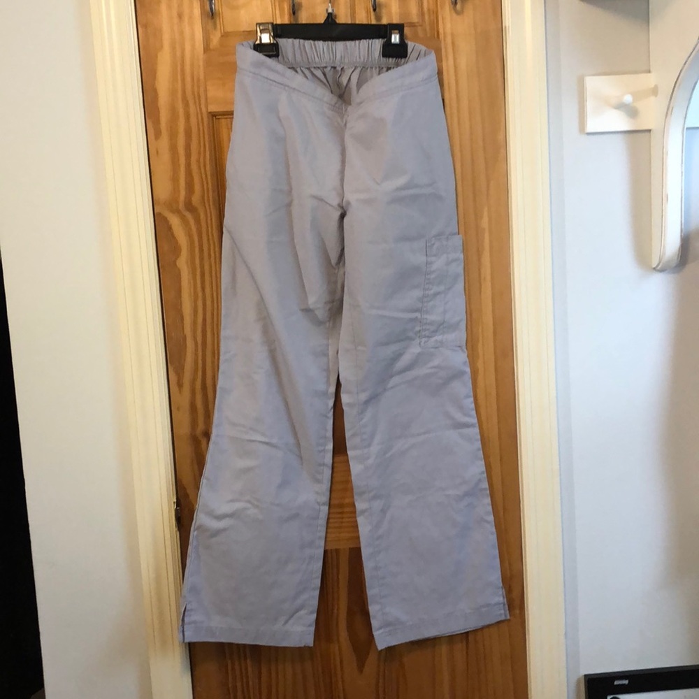 Greyish lavender scrub bottoms